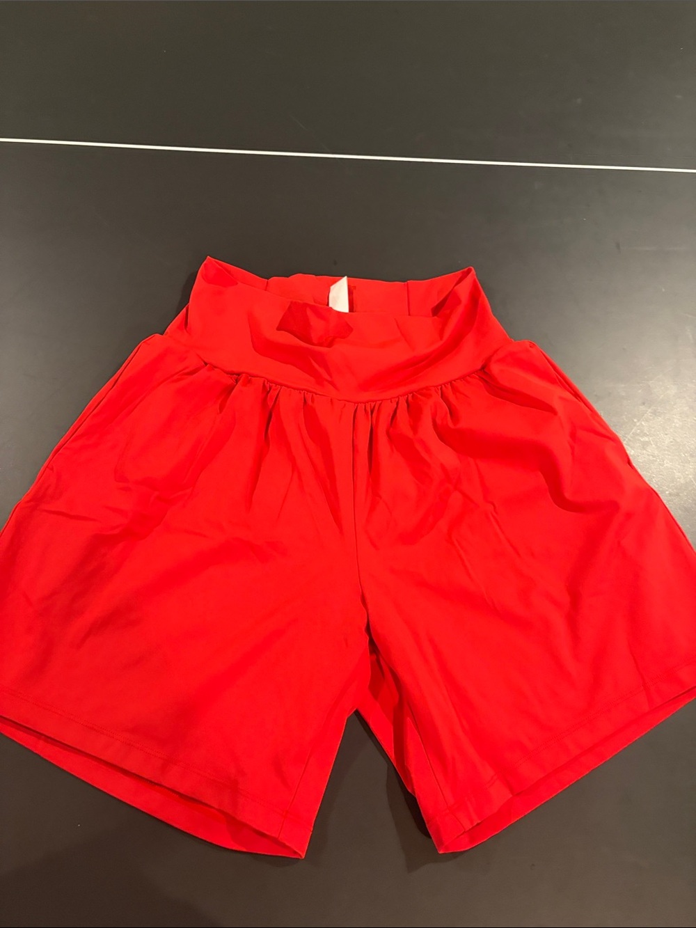 Halara red athletic shorts